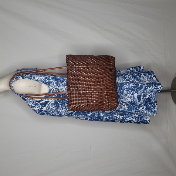 Nine West Handbags - Vintage Nine West Woven Hobo Long Straps Shoulder Bag Y2K Brown Beachy Bohemian